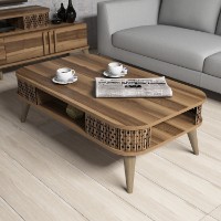 Măsuţă cafea Hanah Home Eylül  Walnut