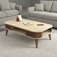Măsuţă cafea Hanah Home Eylul Travertine