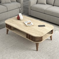 Măsuţă cafea Hanah Home Eylul Travertine imaginea #3 — magazin online Desire.md
