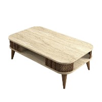 Măsuţă cafea Hanah Home Eylul Travertine imaginea #4 — magazin online Desire.md