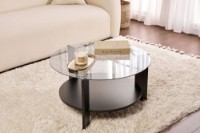 Măsuţă cafea Hanah Home Clara Wood Black Fume