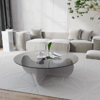 Măsuţă cafea Hanah Home Himalayas White