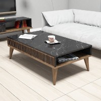 Măsuţă cafea Hanah Home Milan Walnut Black