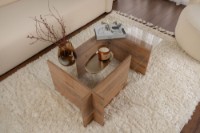 Măsuţă cafea Hanah Home Vetrino Atlantic Pine imaginea #2 — magazin online Desire.md