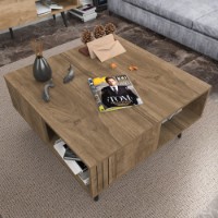 Журнальный столик Hanah Home Ronas Walnut фото №1 — интернет-магазин Desire.md