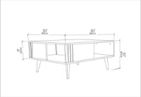 Журнальный столик Hanah Home Ronas Walnut фото №5 — интернет-магазин Desire.md