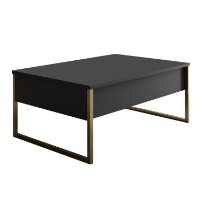 Măsuţă cafea Hanah Home Luxe Anthracite Gold imaginea #4 — magazin online Desire.md