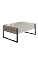 Măsuţă cafea Hanah Home Luxe Travertine Black imaginea #4 — magazin online Desire.md