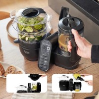 Robot de bucătărie Babymoov Nutribaby 5in1 XL Mineral Black (A001140) imaginea #3 — magazin online Desire.md
