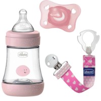 Biberon pentru bebeluș Chicco Perfect 5 Set Girl