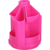 Suport pentru pixuri Erich Krause Mini Desk Neon Solid Pink (51474) imaginea #2 — magazin online Desire.md