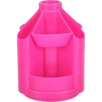 Suport pentru pixuri Erich Krause Mini Desk Neon Solid Pink (51474)