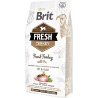 Hrană uscată pentru câini Brit Fresh Adult Turkey & Pea 2.5kg