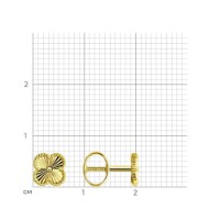 Серьги из желтого золота Sokolov 0200329-2  1,05g фото №2 — интернет-магазин Desire.md