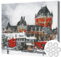 Mozaic cu diamante Art Gallery Premium Winter City 40x50cm (GA82243)