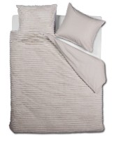 Lenjerie de pat Riviera Maison Furry Stripes 240x200/220 Off-white (333127)