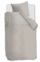 Lenjerie de pat Riviera Maison Hayes 140x200/220 Sand (333009)