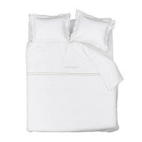 Lenjerie de pat Riviera Maison Salute 200x200/220cm Sand (329836)