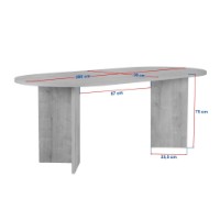 Masă pentru bucătărie Hanah Home Sabella Venezia Walnut imaginea #10 — magazin online Desire.md