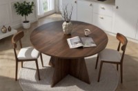 Masă pentru bucătărie Hanah Home Virella Venezia Walnut imaginea #2 — magazin online Desire.md