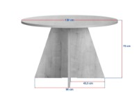 Masă pentru bucătărie Hanah Home Virella Venezia Walnut imaginea #7 — magazin online Desire.md