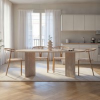 Masă pentru bucătărie Hanah Home Sabella Travertine imaginea #2 — magazin online Desire.md