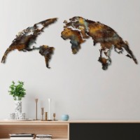 Panou decorativ Wallity World Map Medium 3