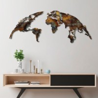 Panou decorativ Wallity World Map Medium 3 imaginea #2 — magazin online Desire.md
