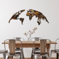 Panou decorativ Wallity World Map Medium 3 imaginea #3 — magazin online Desire.md