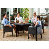 Set mobila de grădină Curver Columbia S5 Graphit (231474) imaginea #2 — magazin online Desire.md