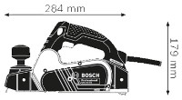 Рубанок Bosch GHO 16-82 (06015A4000) фото №3 — интернет-магазин Desire.md