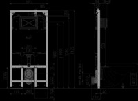 Инсталляция для подвесного унитаза Alcaplast Sadromodul Slim AM1101/1200 фото №2 — интернет-магазин Desire.md