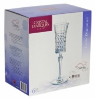 Set pahare Cristal D'Arques Lady Diamond 150ml (L9742) 6pcs imaginea #2 — magazin online Desire.md