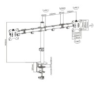 Suport pentru monitor Brateck LDT12-C024N imaginea #2 — magazin online Desire.md