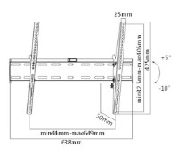 Кронштейн для ТВ Brateck LP41-46T фото №2 — интернет-магазин Desire.md