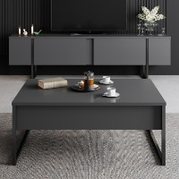 Comodă TV Hanah Home Luxe Anthracite Black imaginea #4 — magazin online Desire.md