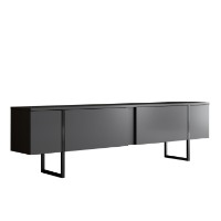 Comodă TV Hanah Home Luxe Anthracite Black imaginea #6 — magazin online Desire.md