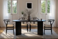 Masă pentru bucătărie Hanah Home Sablin Wood Black imaginea #2 — magazin online Desire.md