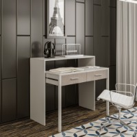 Masa de birou Hanah Home My Desk White imaginea #5 — magazin online Desire.md