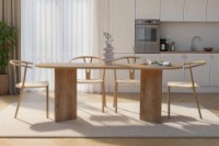 Masă pentru bucătărie Hanah Home Sabella Sapphire Oak imaginea #2 — magazin online Desire.md
