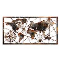 Декоративное панно Wallity World Map Large 3 фото №6 — интернет-магазин Desire.md