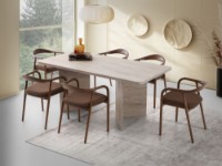 Обеденный стол Hanah Home Loft 2931 Travertine фото №5 — интернет-магазин Desire.md