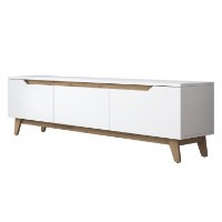Comodă TV Hanah Home D1 2472 White Walnut imaginea #8 — magazin online Desire.md