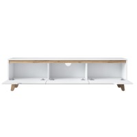 Comodă TV Hanah Home D1 2472 White Walnut imaginea #10 — magazin online Desire.md