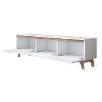 Comodă TV Hanah Home D1 2472 White Walnut imaginea #11 — magazin online Desire.md