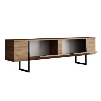 Comodă TV Hanah Home Luxe Atlantic Pine Black imaginea #7 — magazin online Desire.md