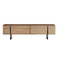 Comodă TV Hanah Home Luxe Atlantic Pine Black imaginea #8 — magazin online Desire.md