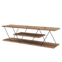 Comodă TV Hanah Home Canaz v2 Black Walnut imaginea #4 — magazin online Desire.md