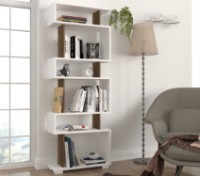 Стеллаж Hanah Home Blok White Walnut фото №2 — интернет-магазин Desire.md