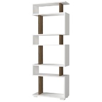 Стеллаж Hanah Home Blok White Walnut фото №5 — интернет-магазин Desire.md